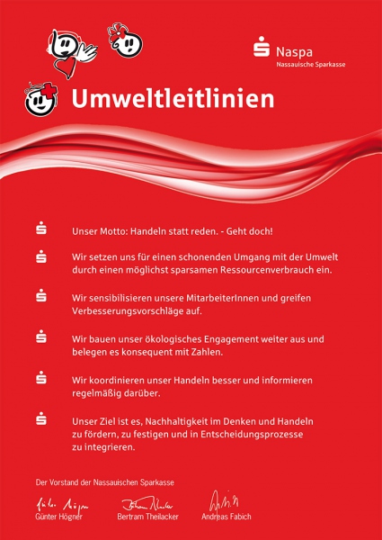 Umweltleitlinien der Naspa