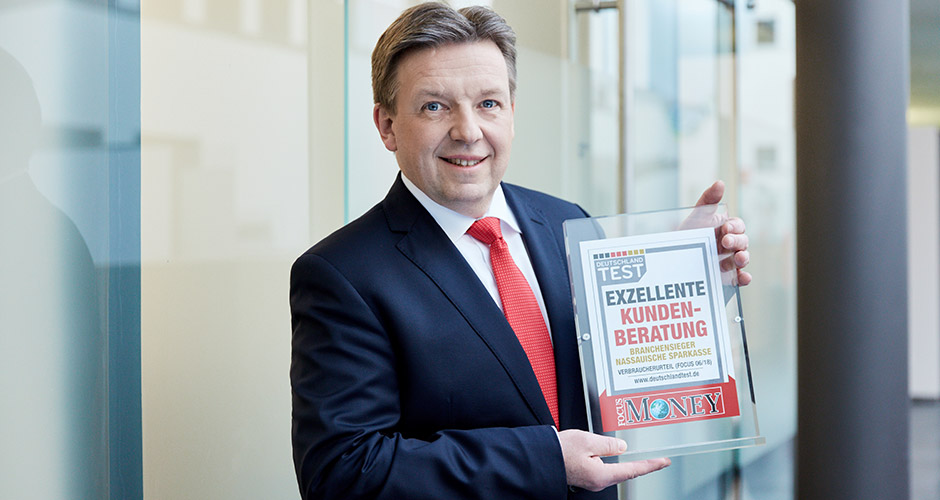 Ausgezeichnete Beratung: Naspa ist Branchensieger im Deutschland-Test